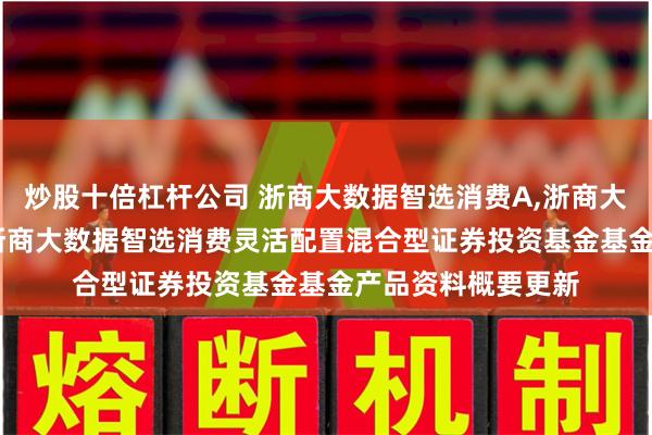 炒股十倍杠杆公司 浙商大数据智选消费A,浙商大数据智选消费C: 浙商大数据智选消费灵活配置混合型证券