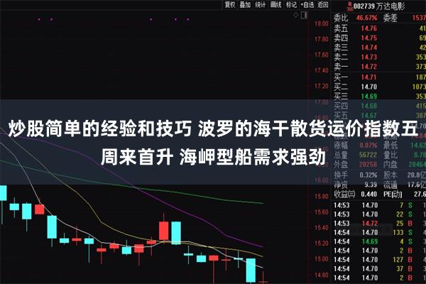 炒股简单的经验和技巧 波罗的海干散货运价指数五周来首升 海岬型船需求强劲