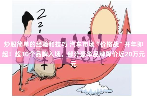炒股简单的经验和技巧 汽车市场“价格战”开年即起！超30个品牌入场，部分豪华品牌降价近20万元
