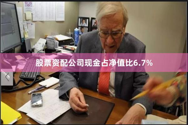 股票资配公司现金占净值比6.7%